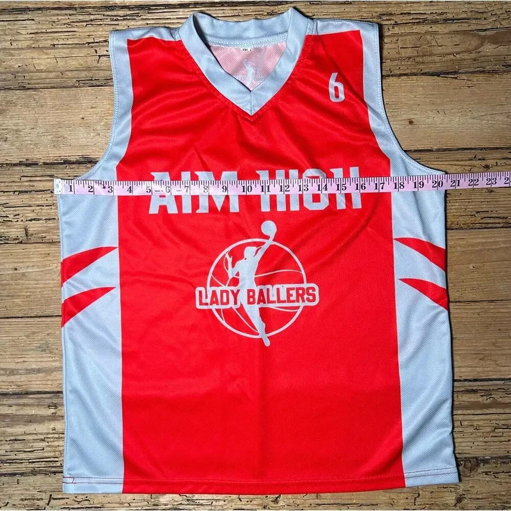 Aim High Lady Ballers Basketball Jersey Set Youth XL